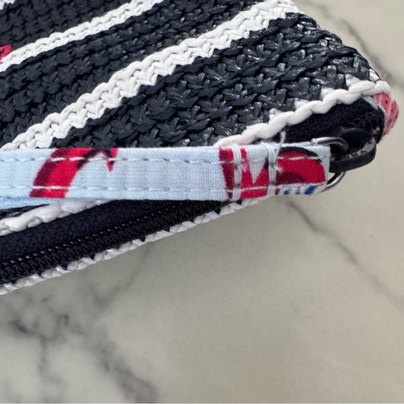 Vera Bradley Anchors Aweigh Straw Wristlet - Picture 5 of 7